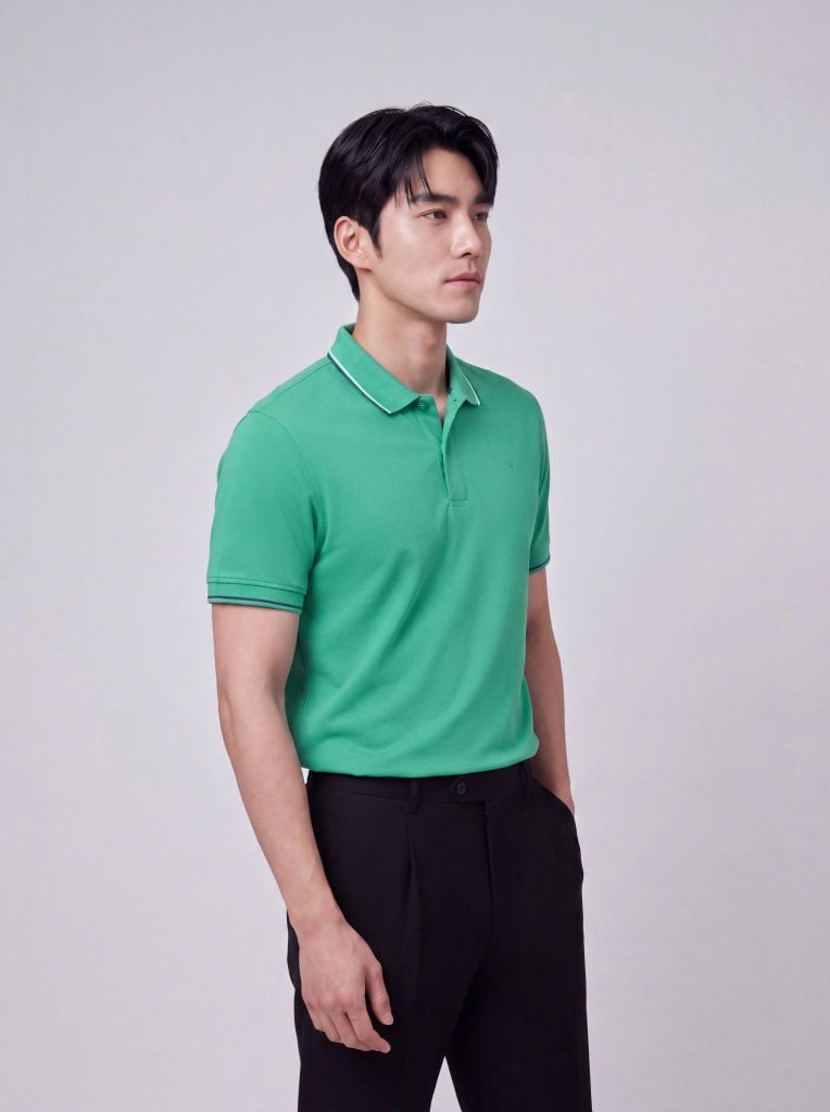 Áo phông nam cộc tay May 10 mã 140126215LV Xanh ngọc