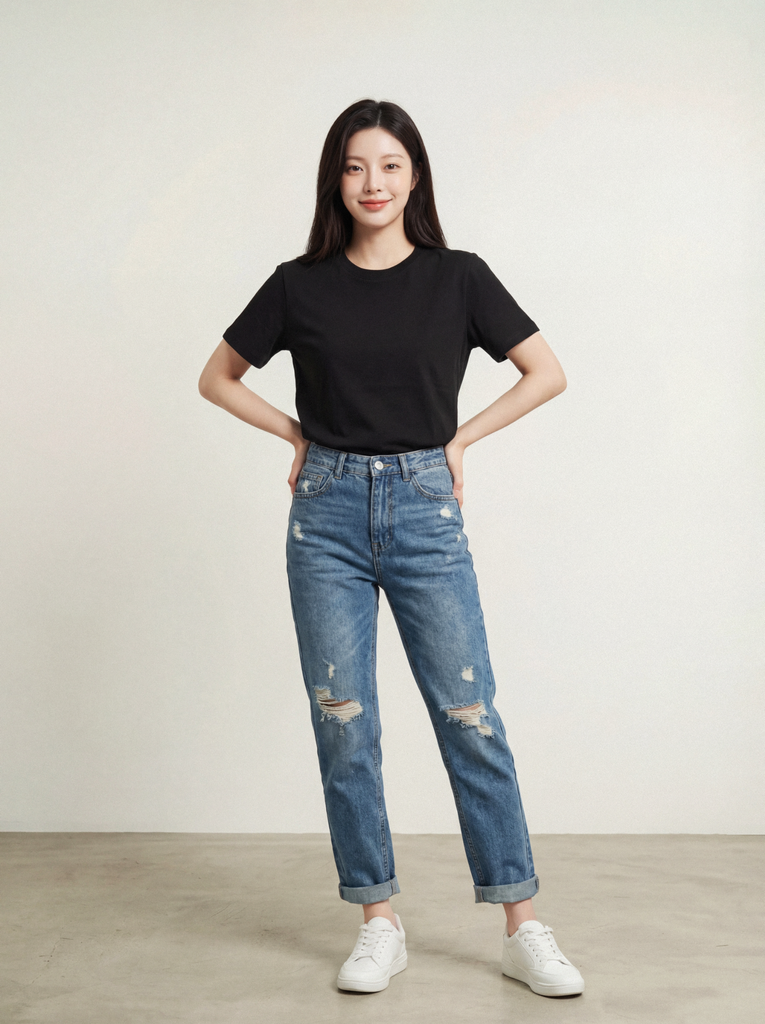 Áo T-Shirt nữ May 10 mã 140226069LV ĐEN