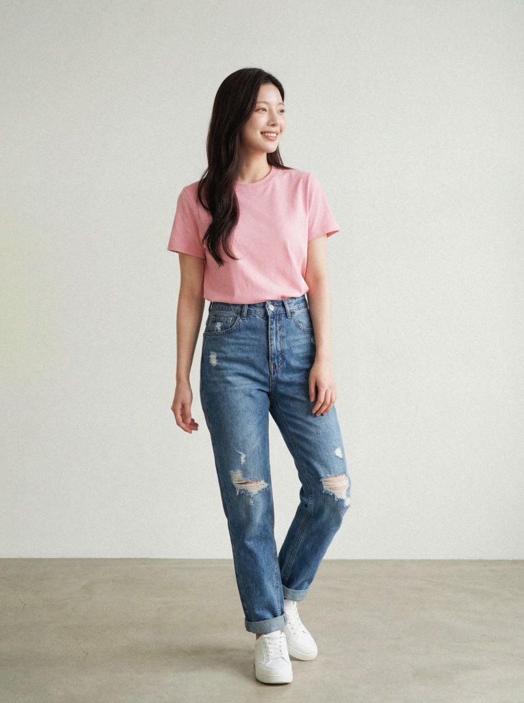 Áo T-Shirt nữ May 10 mã 140226069LV Hồng
