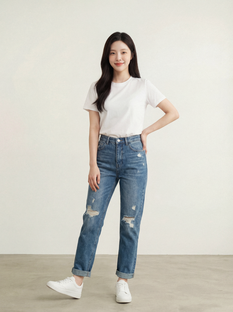 Áo T-Shirt nữ May 10 mã 140226069LV Trắng