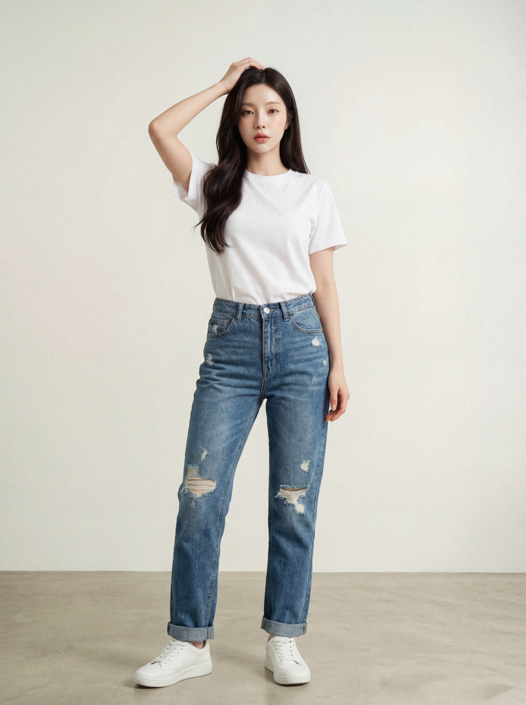 Áo T-Shirt nữ May 10 mã 140226069LV Trắng