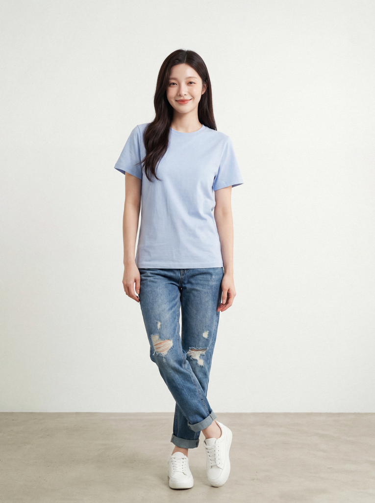 Áo T-Shirt nữ May 10 mã 140226069LV Xanh dương
