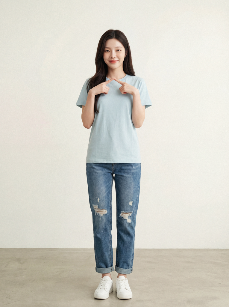 Áo T-Shirt nữ May 10 mã 140226069LV Xanh mint