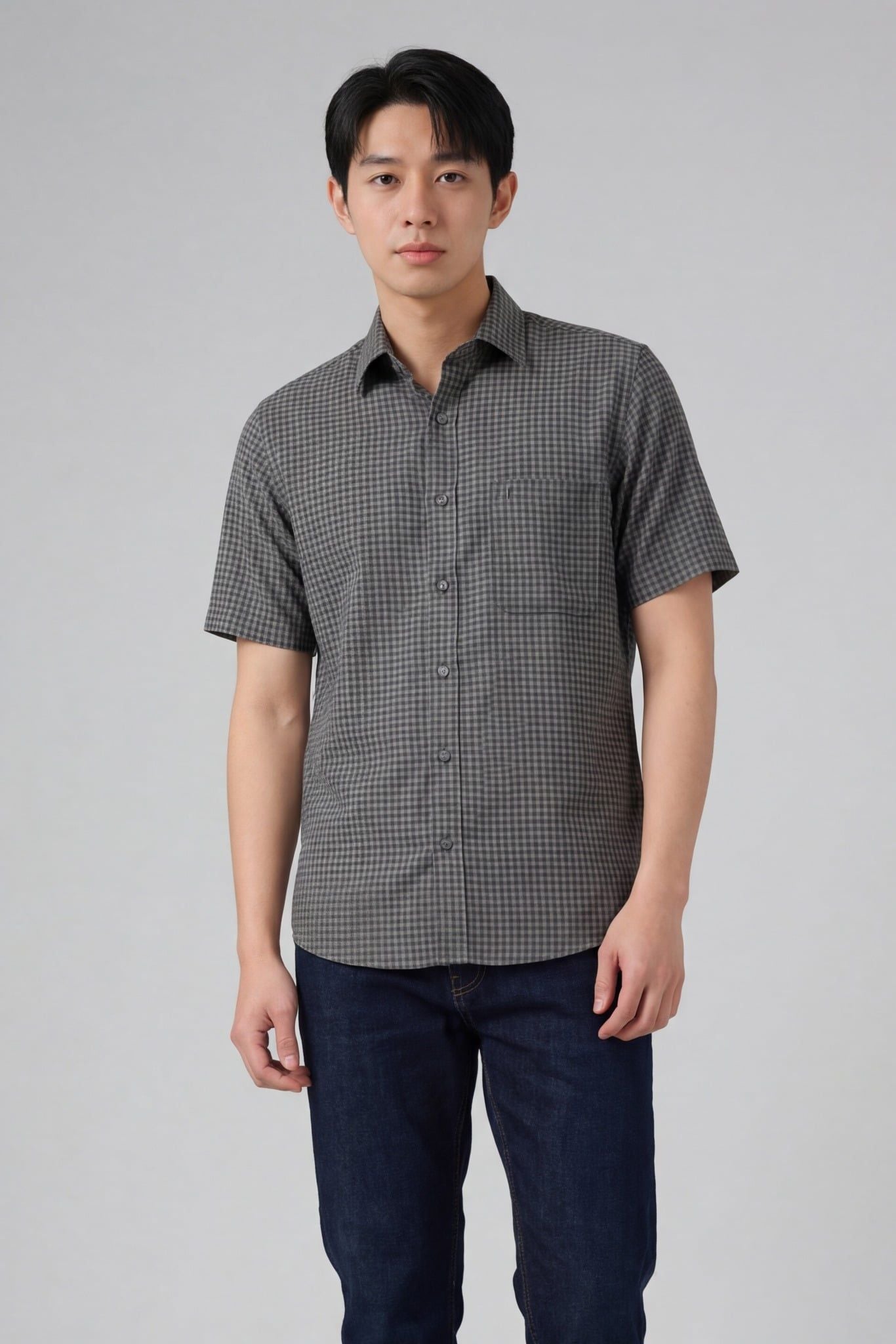 Sơ mi nam cộc tay May 10 mã 010126001 2 L034