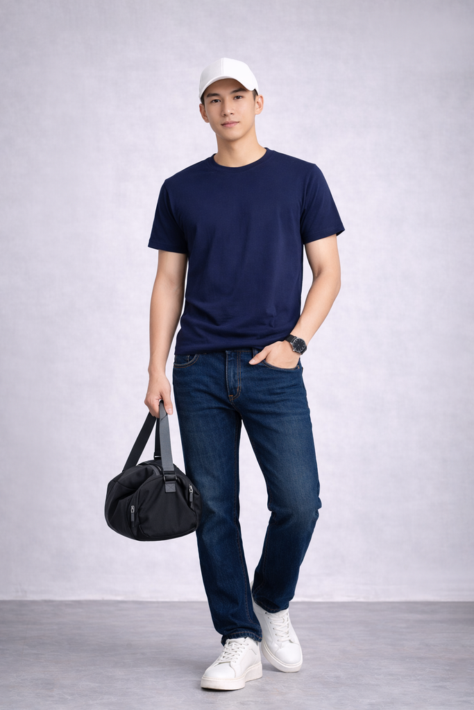 Áo T-SHIRT nam cộc tay May 10 mã 140126070LV Tím than