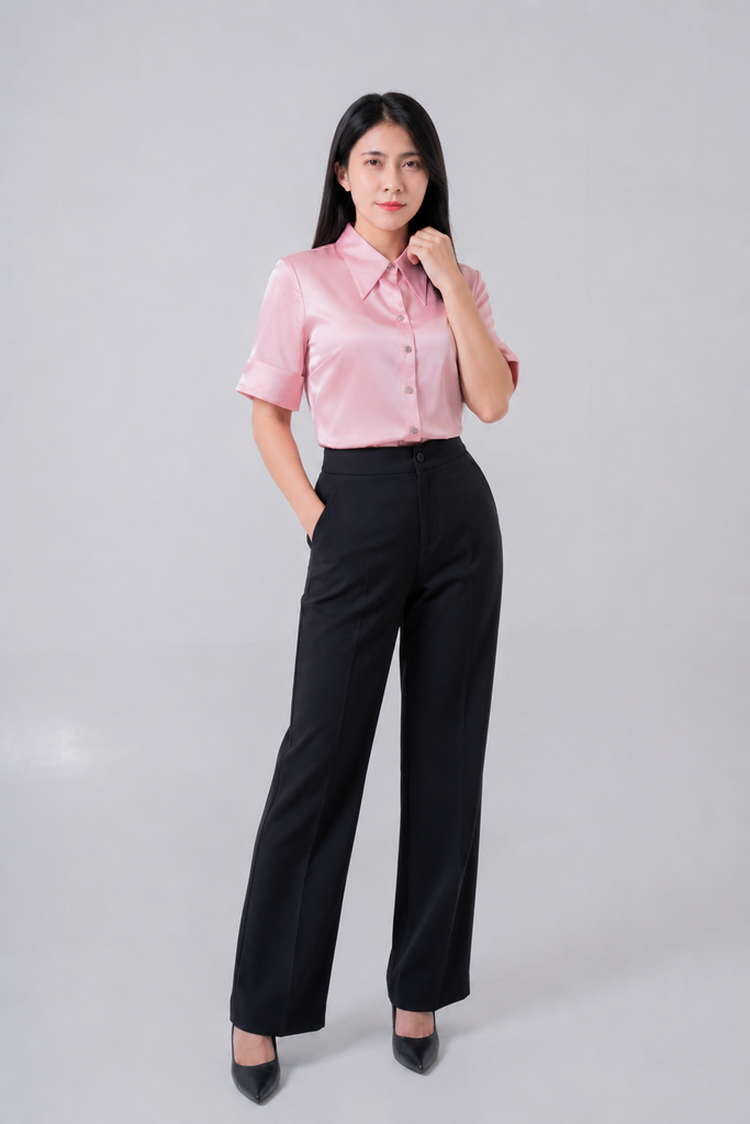 Sơ mi nữ cộc tay GrusZ mã 010226058GZ ID015