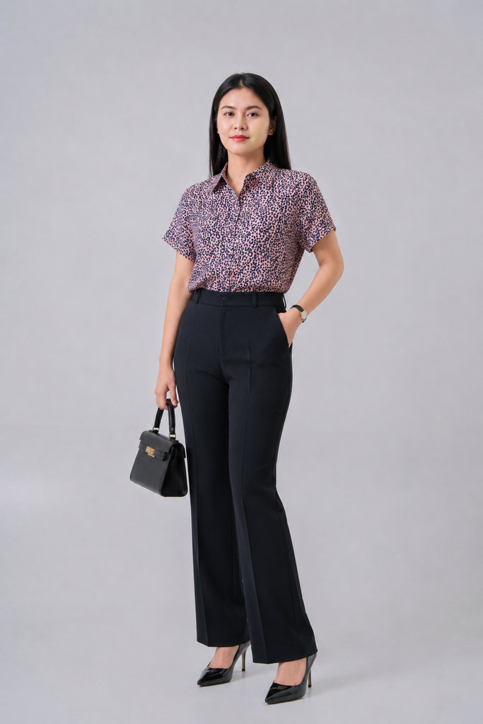 Sơ mi nữ cộc tay May 10 mã 010226160TT 1