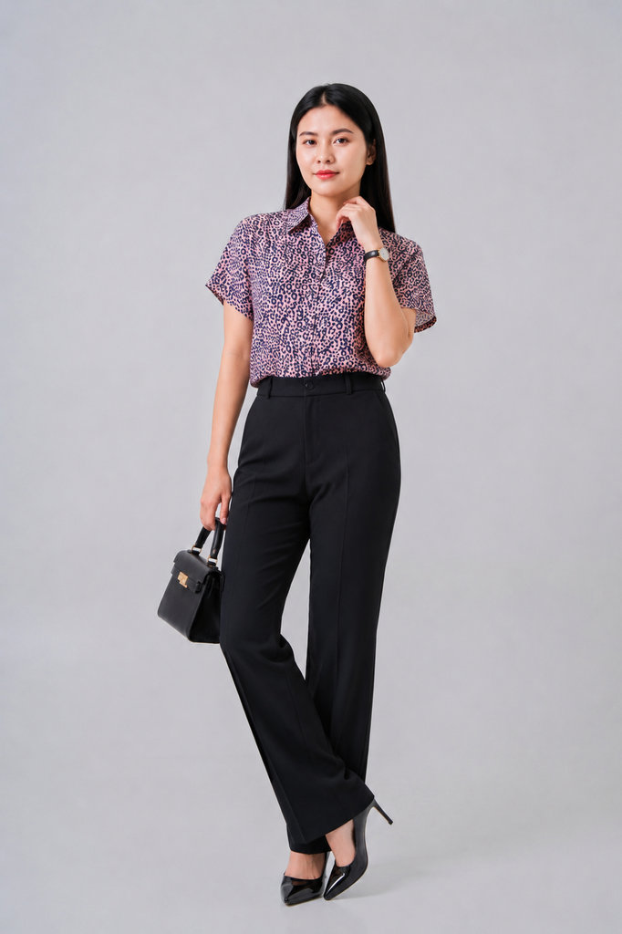 Sơ mi nữ cộc tay May 10 mã 010226160TT 1