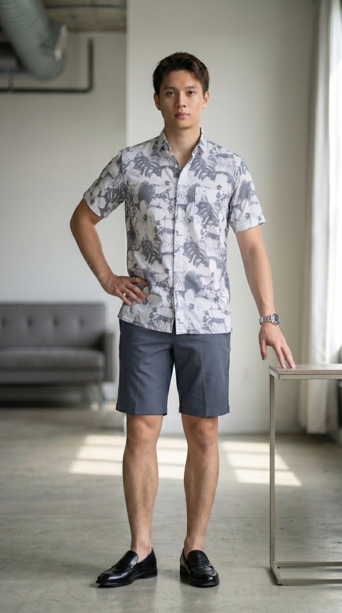 Sơ mi nam cộc tay May 10 form RegularFit mã 010126023LANH 2
