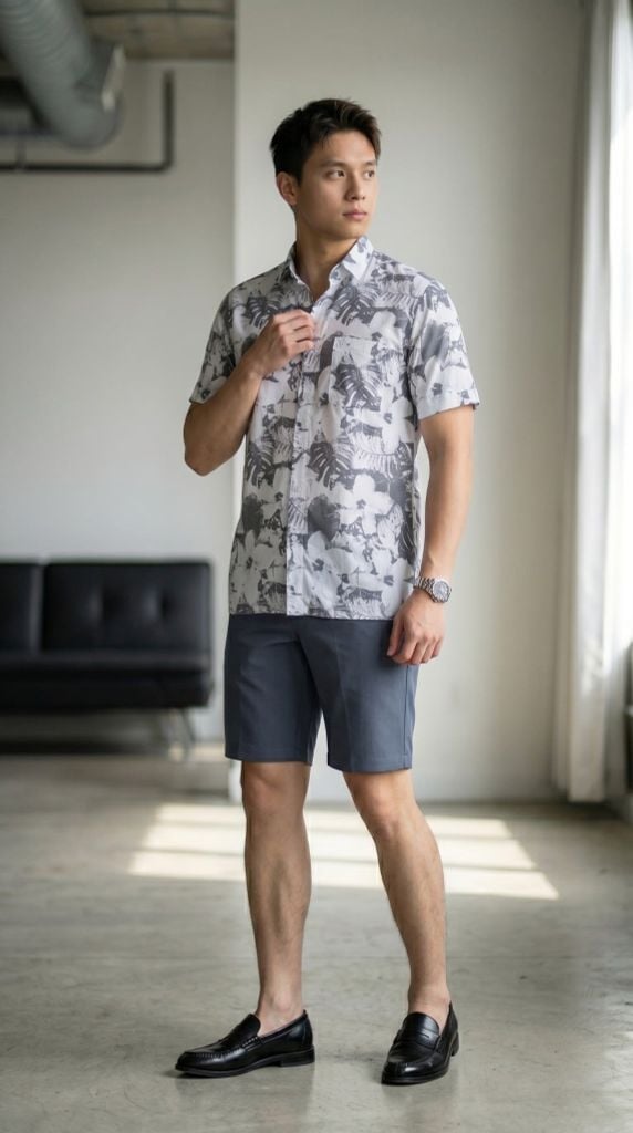 Sơ mi nam cộc tay May 10 form RegularFit mã 010126023LANH 2