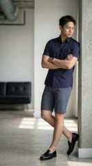 Sơ mi nam cộc tay May 10 form RegularFit mã 010126023LANH 8