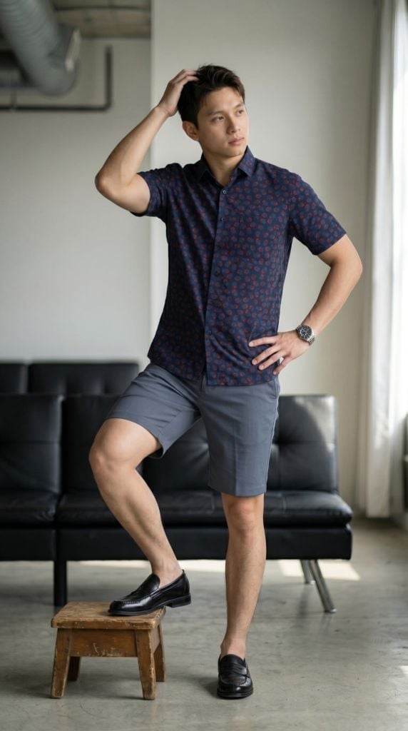 Sơ mi nam cộc tay May 10 form RegularFit mã 010126023LANH 8
