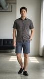  Sơ mi nam cộc tay May 10 form RegularFit mã 010126024LANH 1 