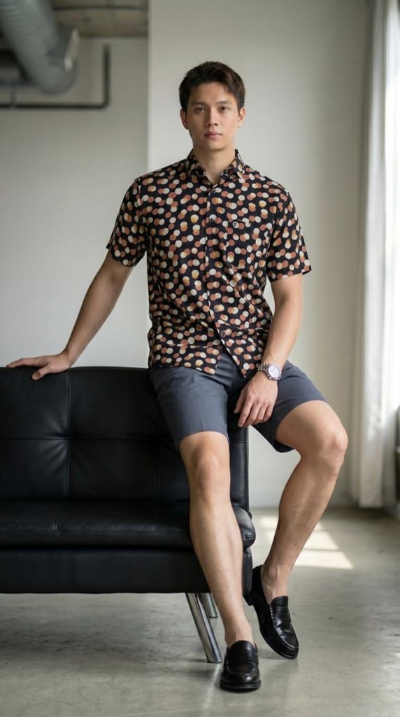 Sơ mi nam cộc tay May 10 form RegularFit mã 010126024LANH 2