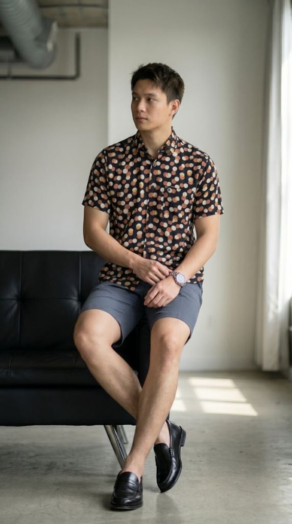 Sơ mi nam cộc tay May 10 form RegularFit mã 010126024LANH 2