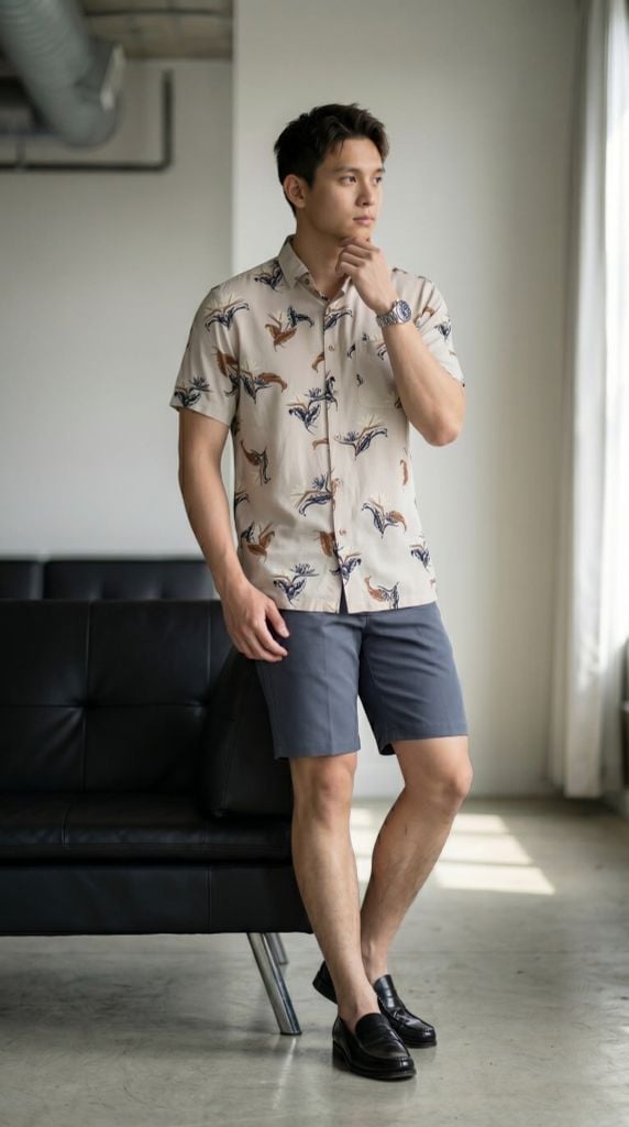 Sơ mi nam cộc tay May 10 form RegularFit mã 010126024LANH 7