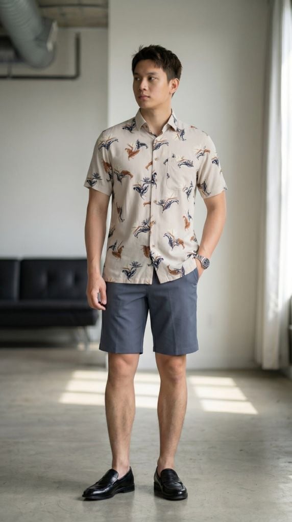 Sơ mi nam cộc tay May 10 form RegularFit mã 010126024LANH 7