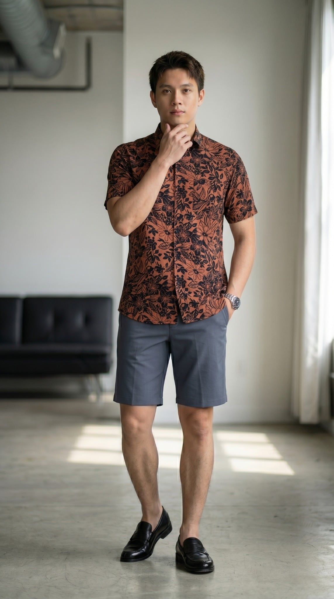 Sơ mi nam cộc tay May 10 form RegularFit mã 010126024LANH 8