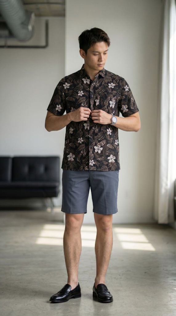 Sơ mi nam cộc tay May 10 form RegularFit mã 010126024LANH 10