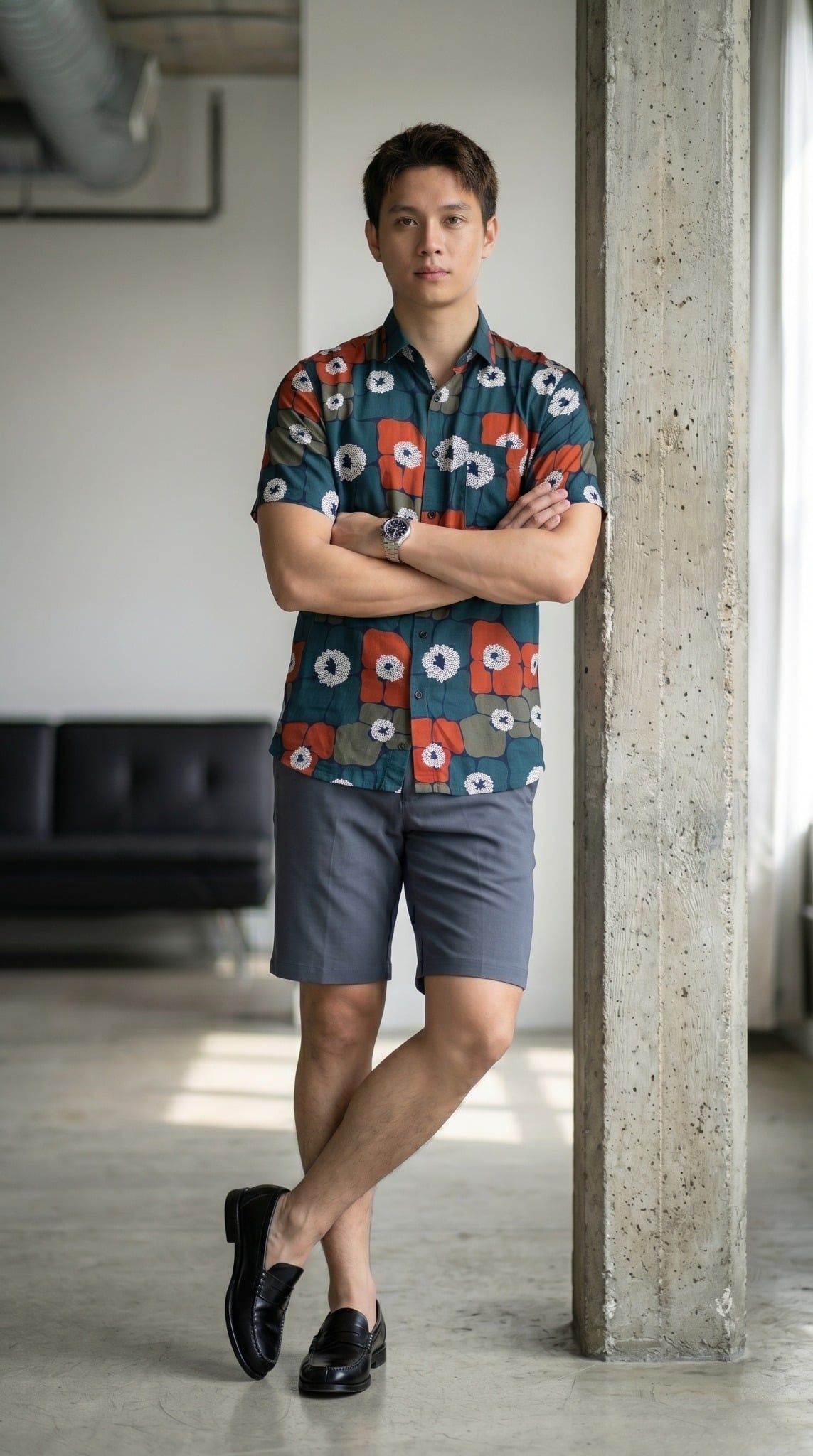 Sơ mi nam cộc tay May 10 form RegularFit mã 010126030LANH 10