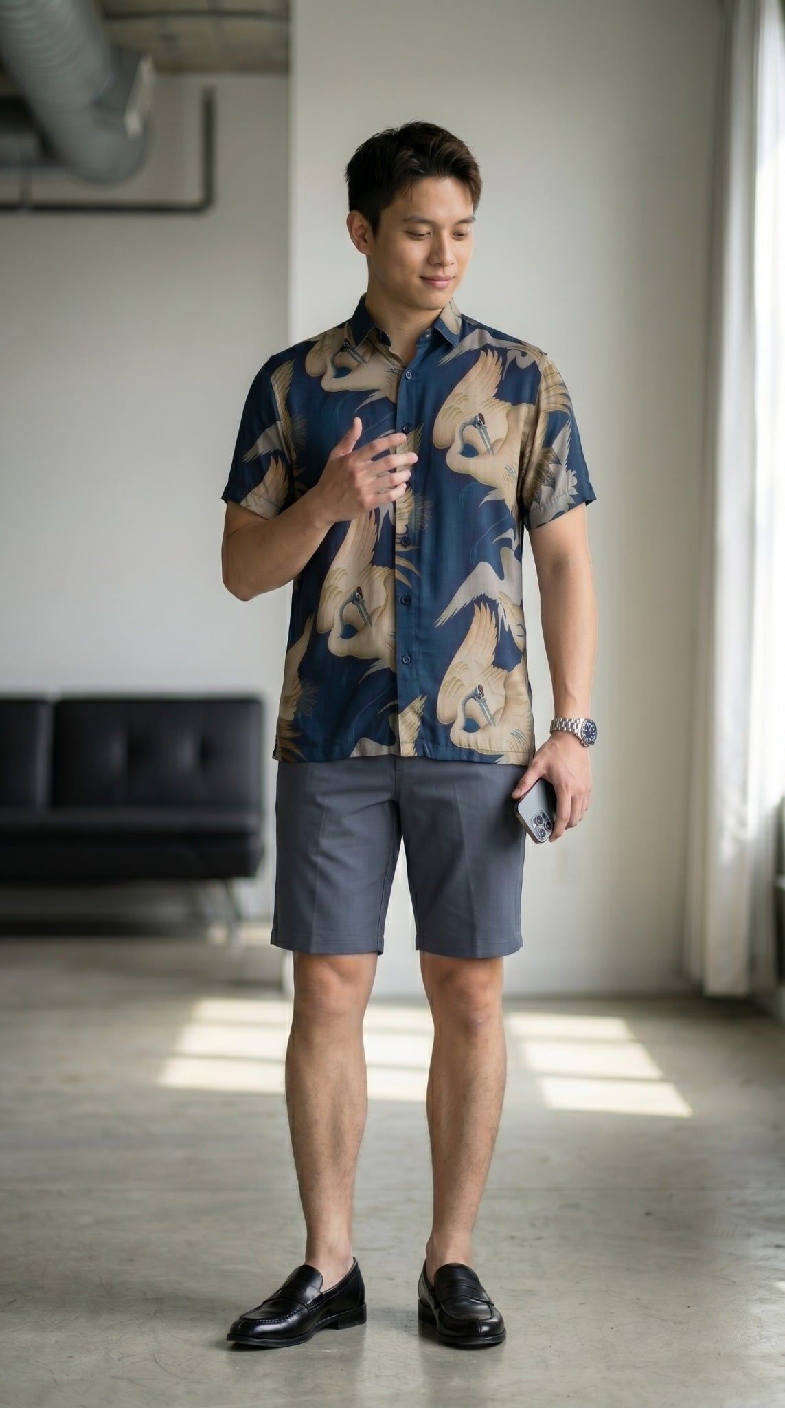 Sơ mi nam cộc tay May 10 form RegularFit mã 010126024LANH 11