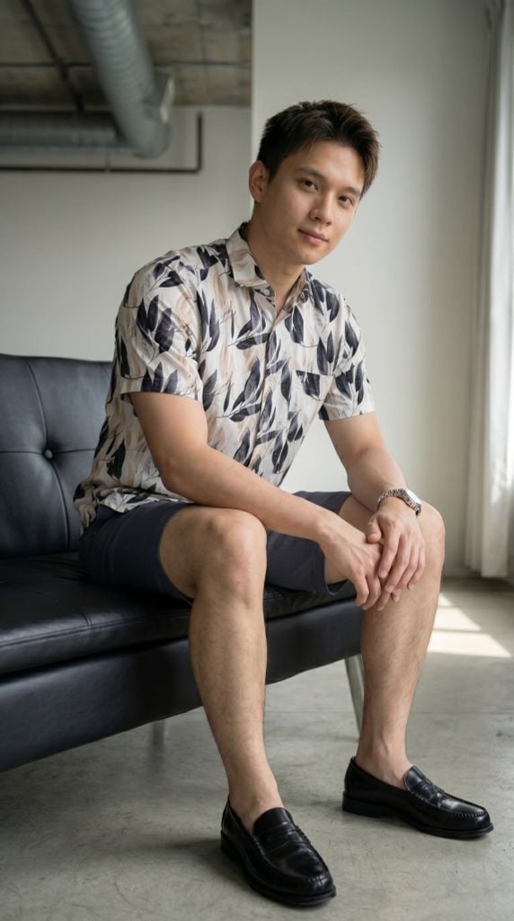 Sơ mi nam cộc tay May 10 form RegularFit mã 010126031LANH 3A