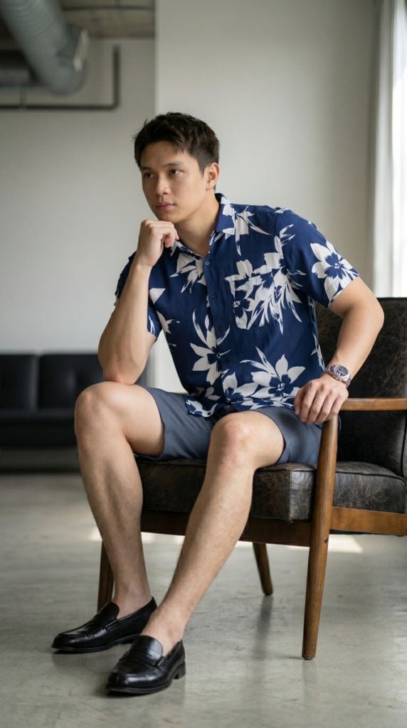 Sơ mi nam cộc tay May 10 form RegularFit mã 010126034LANH 1