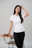  Sơ mi nữ cộc tay AT049 - Back To School 