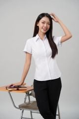 Sơ mi nữ cộc tay AT049 - Back To School