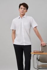 Sơ mi nam cộc tay AT049 - Back To School
