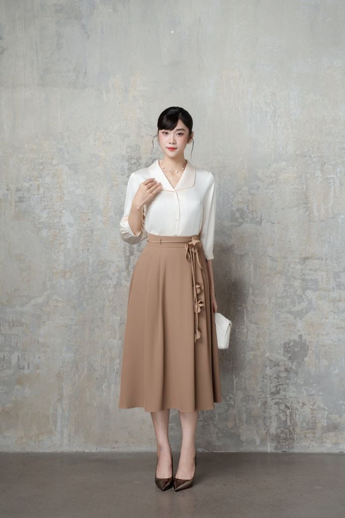 Sơ mi nữ tay lỡ GrusZ mã 010225072GZT VK310