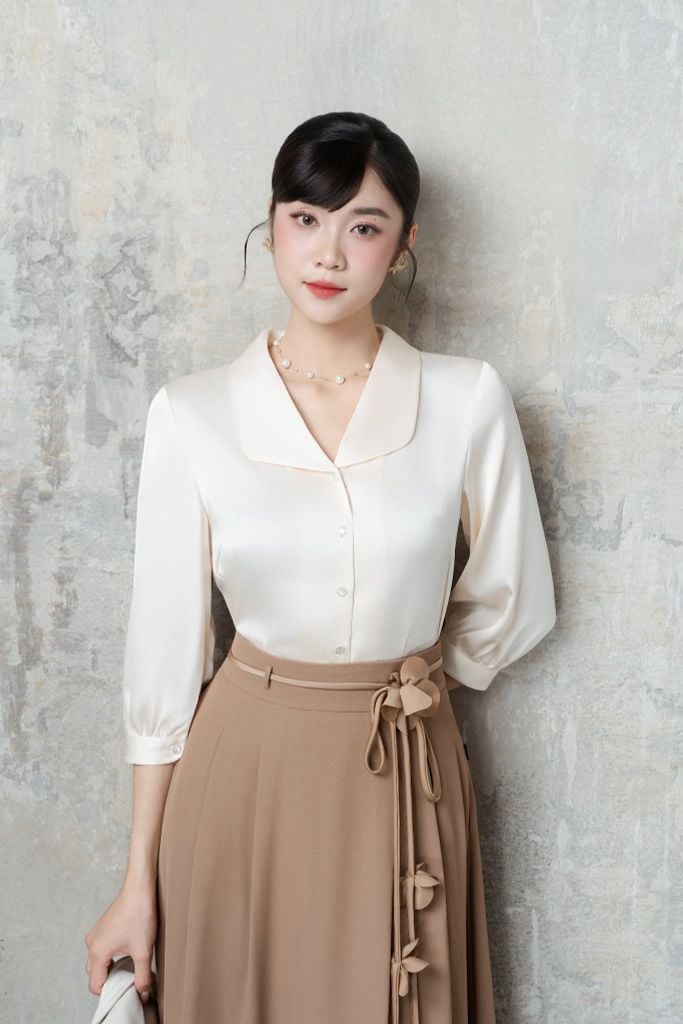 Chân váy nữ GrusZ mã 050225109GZT VK311