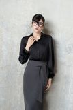  Sơ mi nữ dài tay GrusZ mã 010225083GZDT ID017 