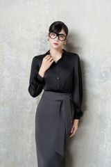 Sơ mi nữ dài tay GrusZ mã 010225083GZDT ID017