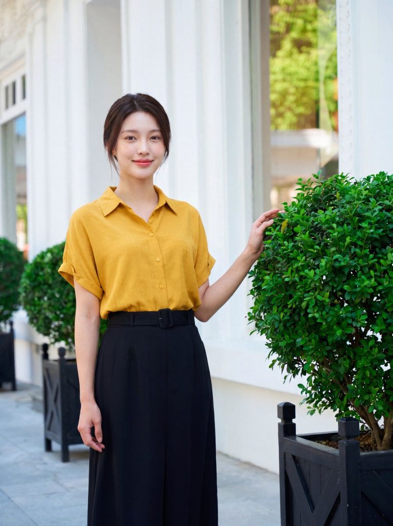 Sơ mi nữ cộc tay May 10 mã 010226194TT 1