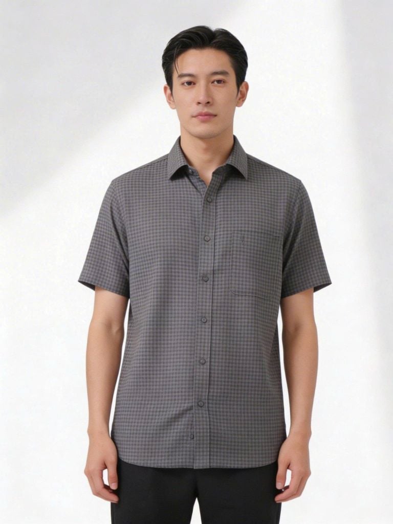 Sơ mi nam cộc tay May 10 mã 010126001 2 L034