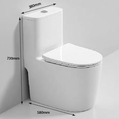 Bồn Cầu Liền Khối Dùng Cho Không Gian Nhỏ BRODA MS 506-1