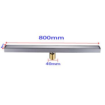 Phễu Thu Sàn Chống Hôi FAHKLER 80x8cm SUS 304 Dùng Cho ống 40&55