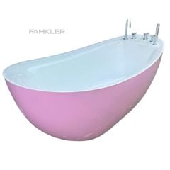 Bồn Tắm Massage Gắn Vòi Màu Hồng FAHKLER FK013