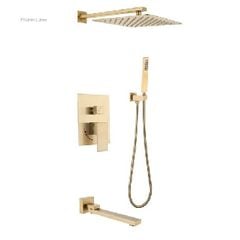 Sen Tắm Âm Tường Đồng Thau Mạ Vàng FAHKLER A71-2