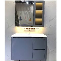 Bộ Tủ Lavabo Bằng Nhựa KT 80x47