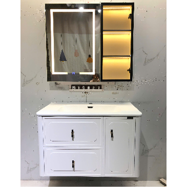 Tủ Lavao Nhựa Gương Đèn LED KT 80x47cm