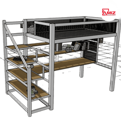 GIƯỜNG TẦNG SẮT- GTS03