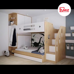 Giường Tầng Kết Hợp Tủ Áo Đa Năng GT-H42