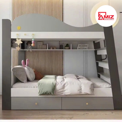 Giường tầng trẻ em thông minh hình cá heo Amiz - GT005