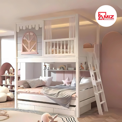 Giường tầng trẻ em thông minh cao cấp Amiz - GT012