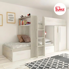 Giường Tầng Kết Hợp Tủ Quần Áo Đa Năng GT-K93