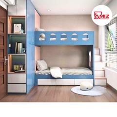 Giường Tầng Kết Hợp Tủ Quần Aó AMIZ GT- H43