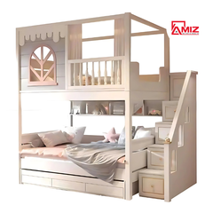 Giường tầng trẻ em thông minh cao cấp Amiz - GT012
