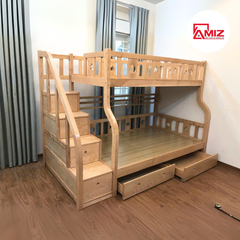 Giường Tầng Gỗ Cao Cấp NAPPA 2 (Đặt Theo Yêu Cầu)
